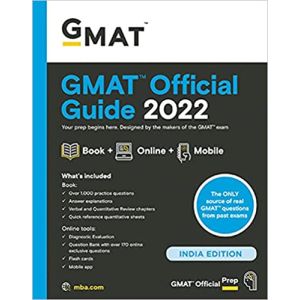 GMAT Official Guide 2022: Book + Online Question Bank (Paperback â€“ 2022)