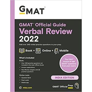 GMAT Official Guide Verbal Review 2022: Book + Online Question Bank (Paperback â€“ 2022)